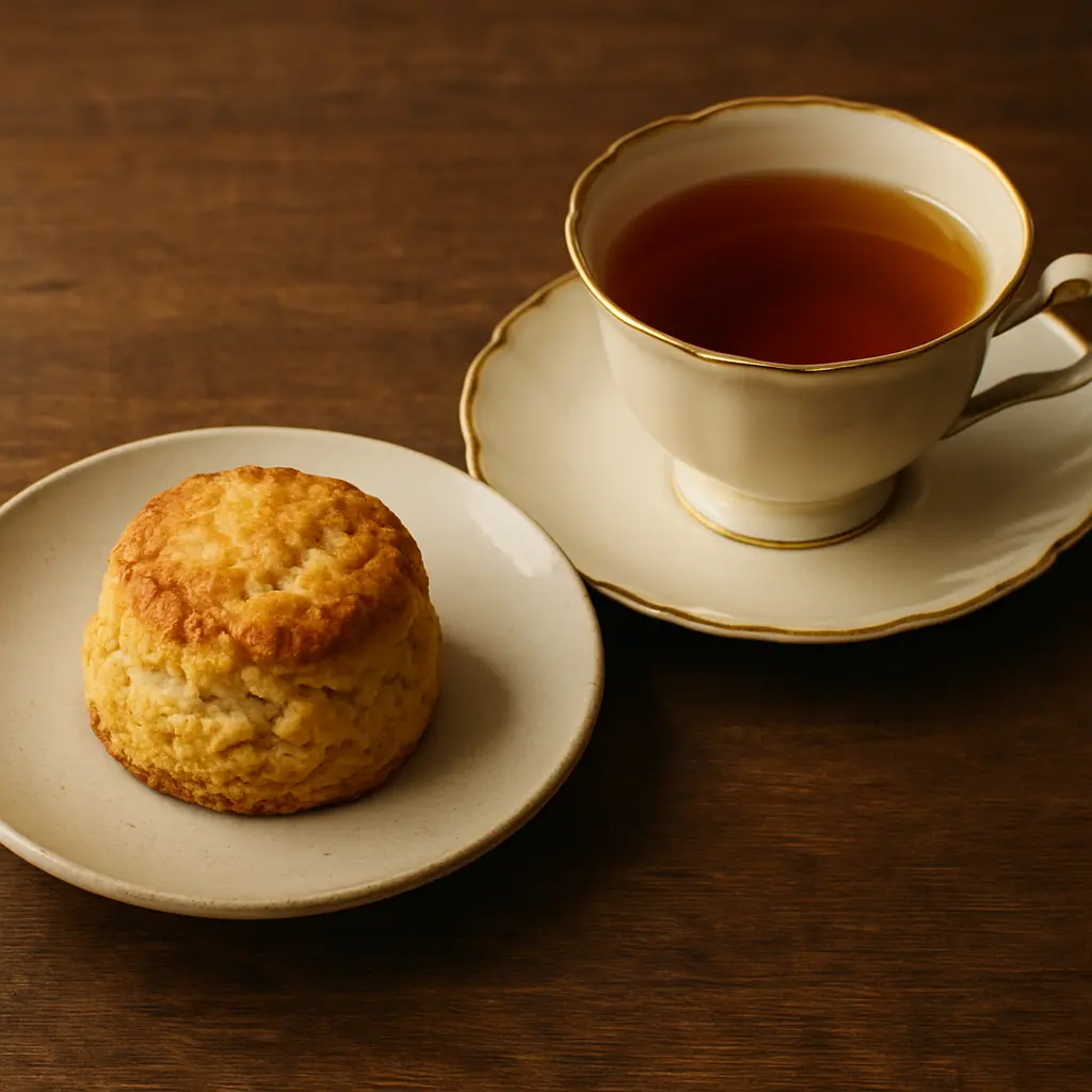 ドリンクとスイーツの写真